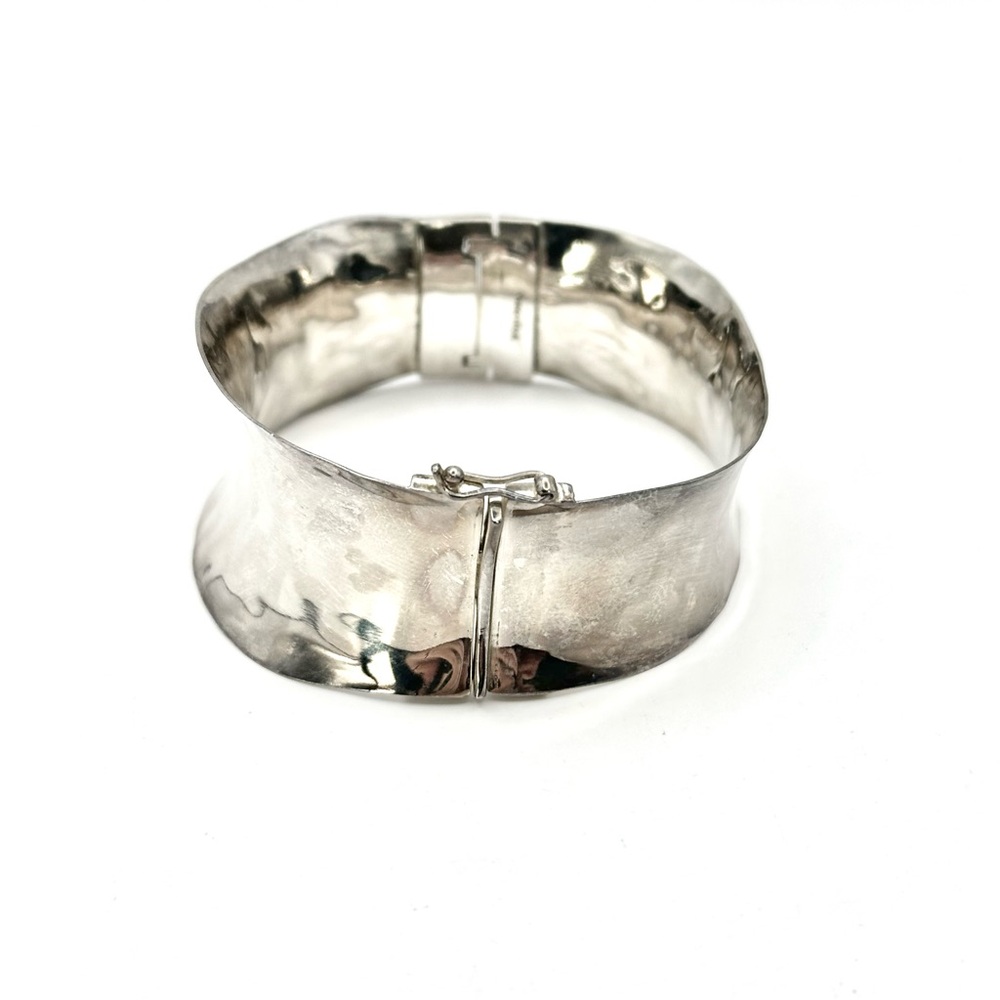 Silpada Retired B2260 Sterling silver Sommelier Hinged Bangle Bracelet - Picture 5 of 9